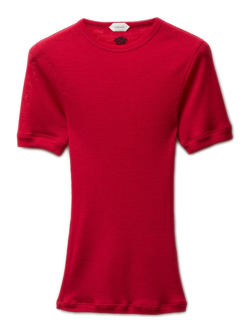 Versace T-shirts and Polos Red