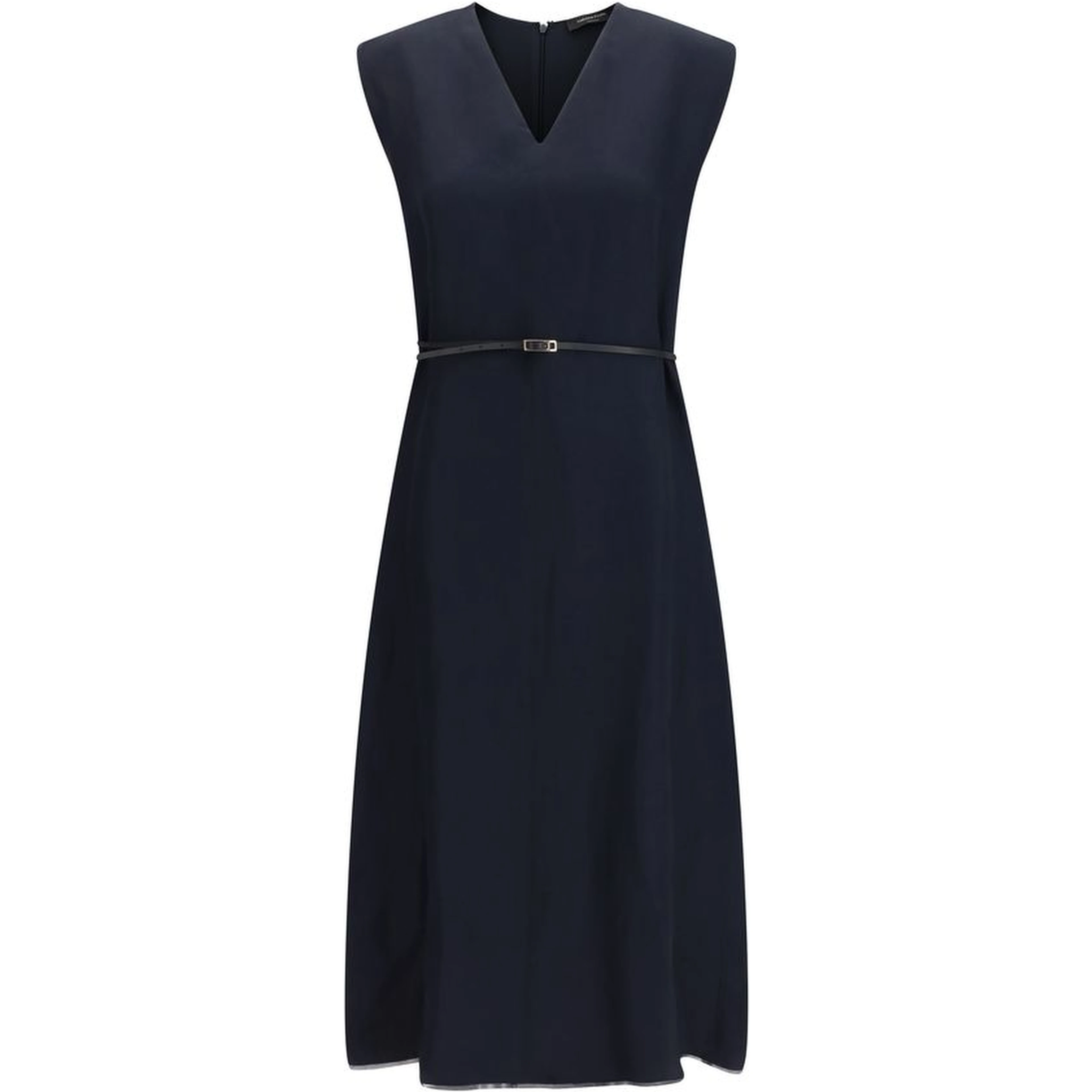 Blue Polyamide Long Dress