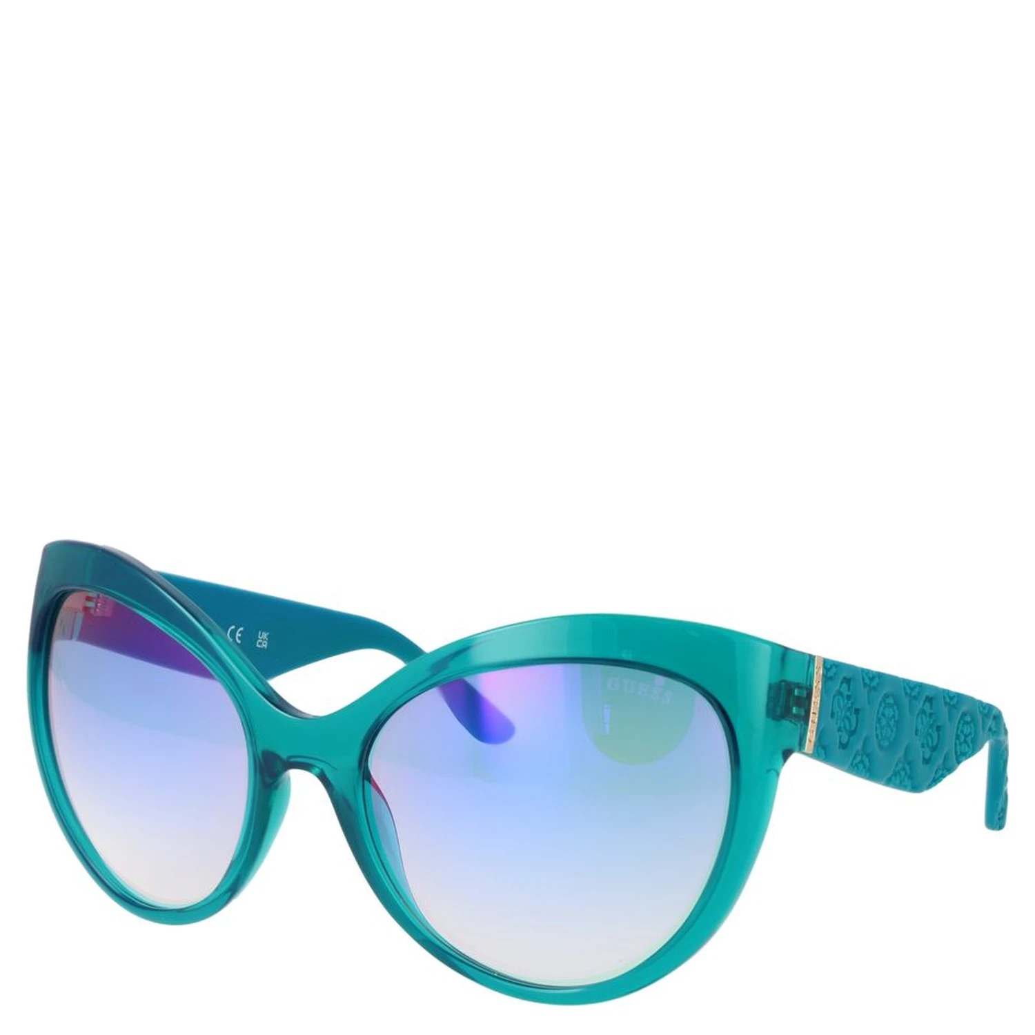 Turquoise Stainless Steel Sunglasses