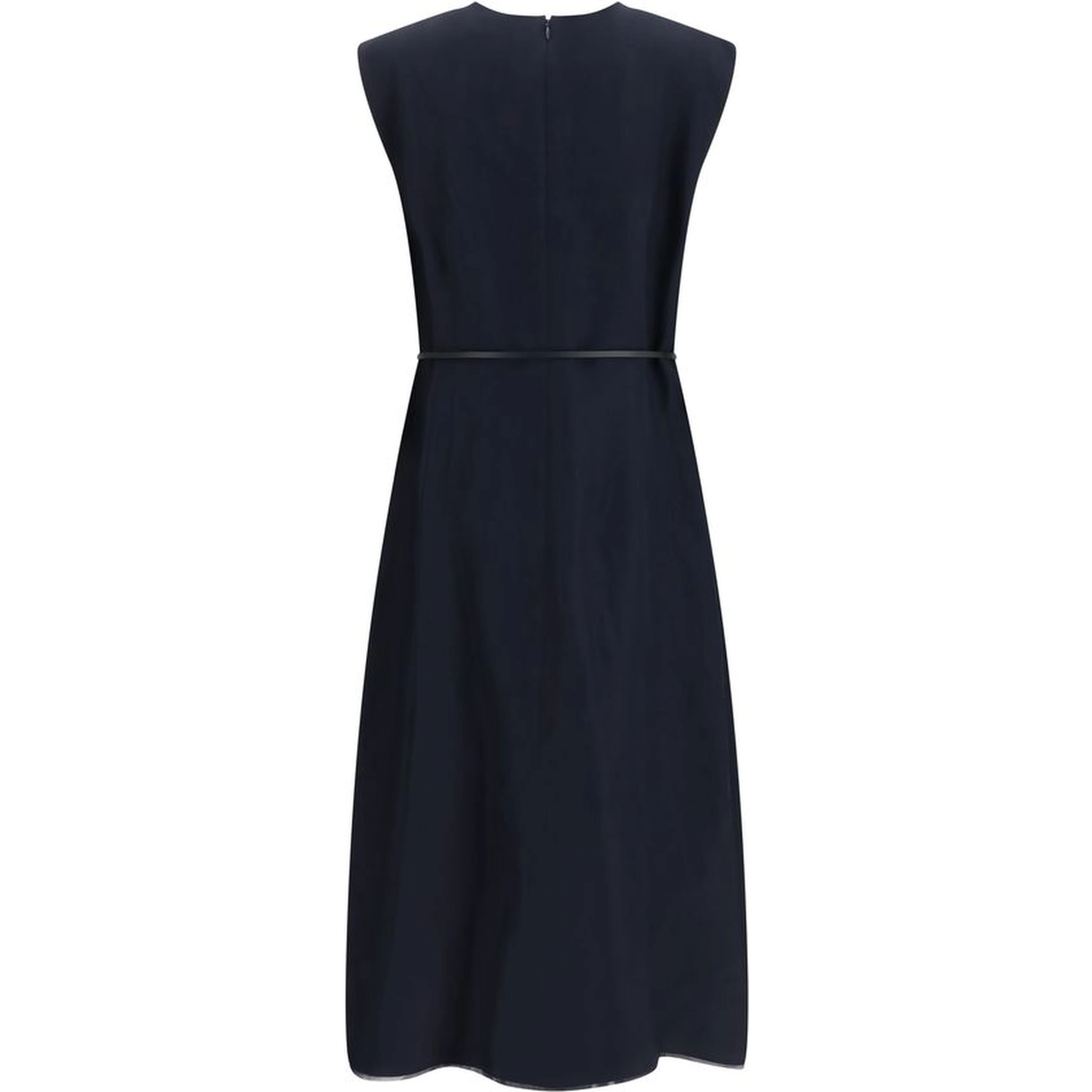 Blue Polyamide Long Dress