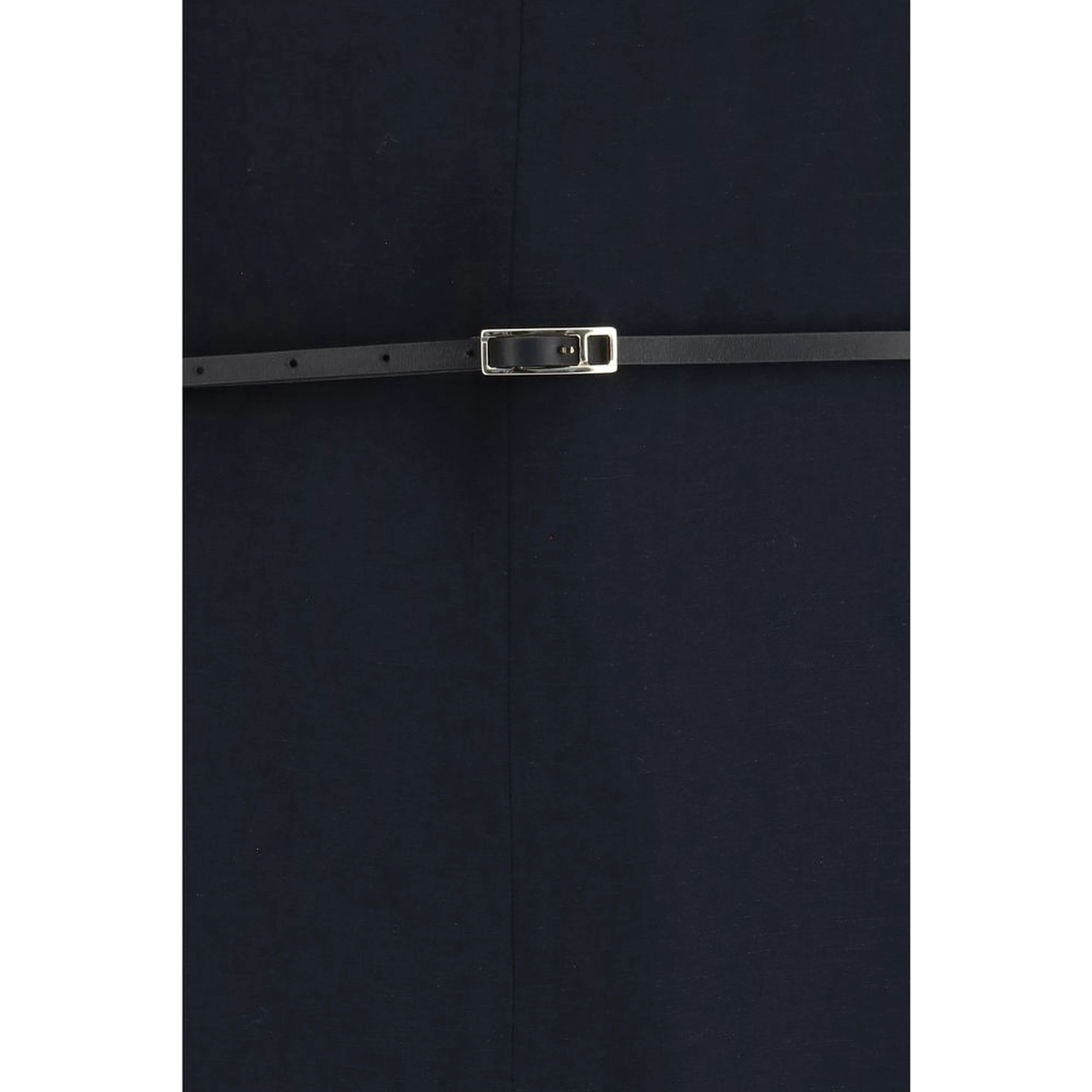 Blue Polyamide Long Dress