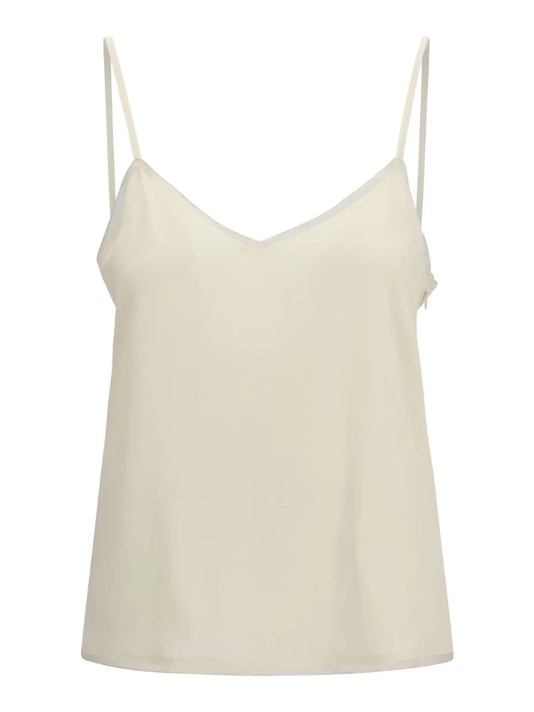 Beige Acetate Blouse