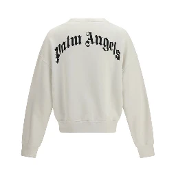 Beige Cotton Sweatshirt