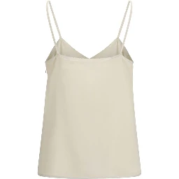 Beige Acetate Blouse