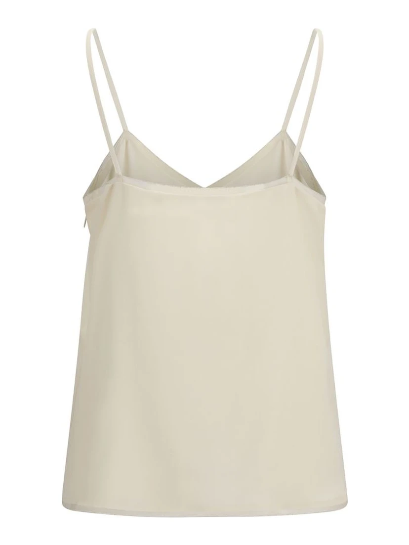 Beige Acetate Blouse