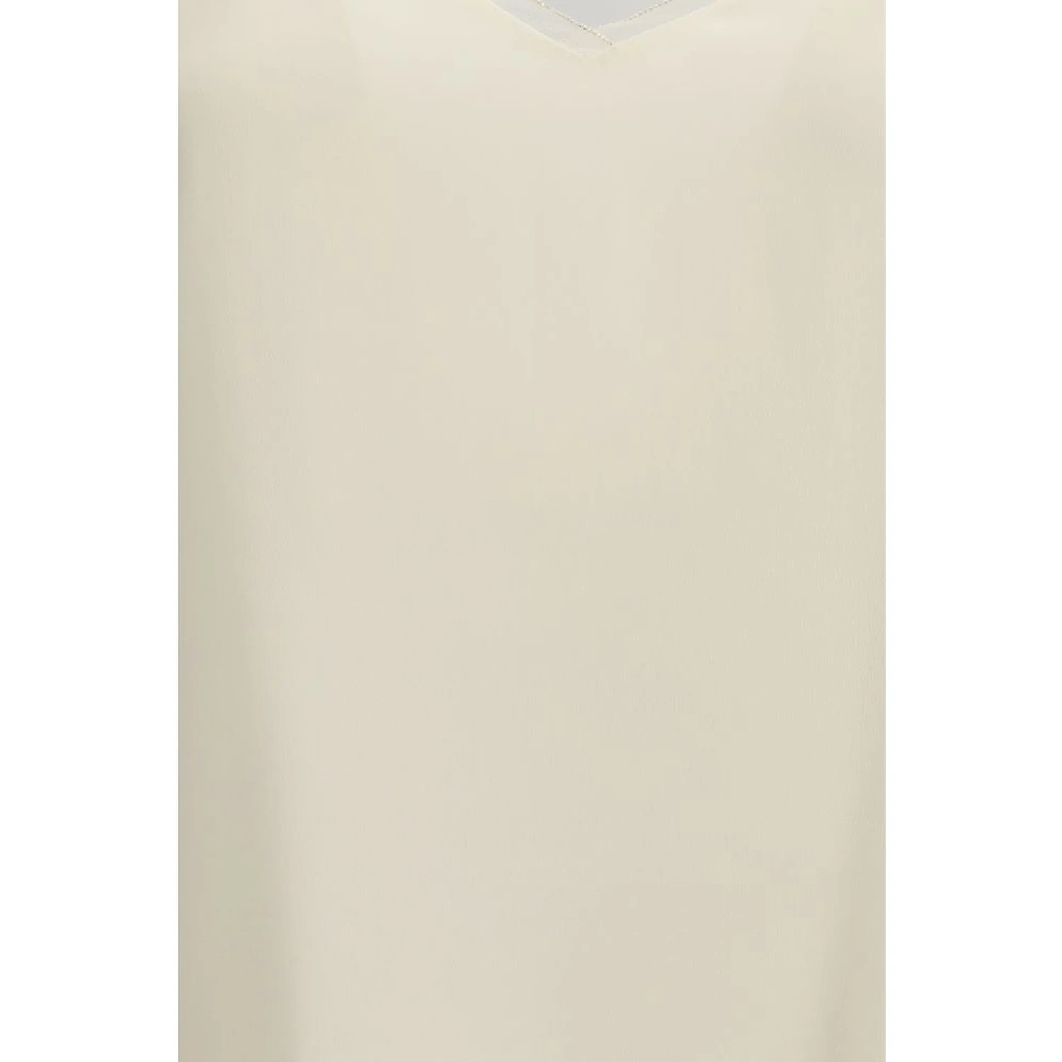 Beige Acetate Blouse
