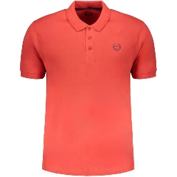 Red Cotton Polo Shirt