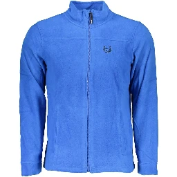 Blue Polyester Men's Sweatshirt
