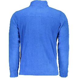 Blue Polyester Men's Sweatshirt
