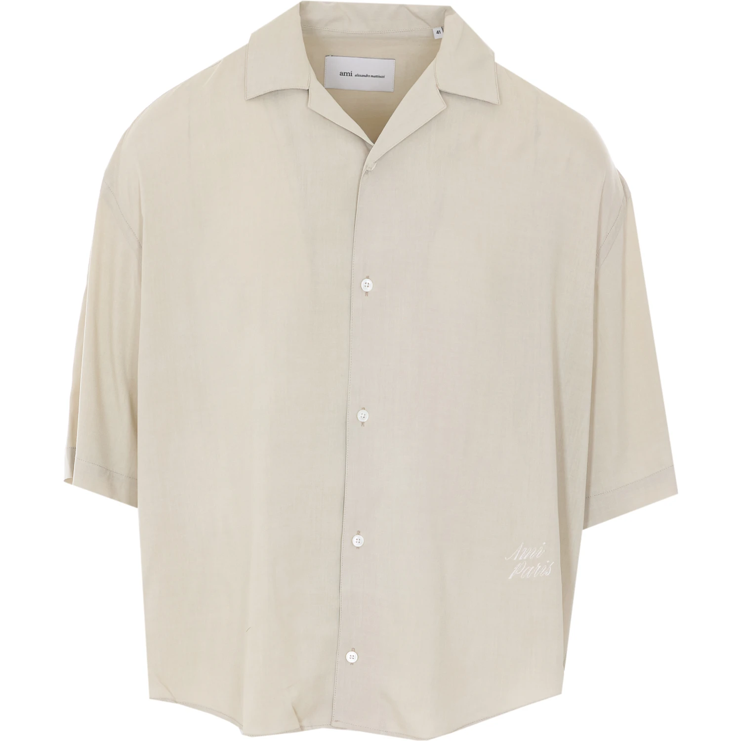 Ami Alexandre Matiussi Shirts Beige