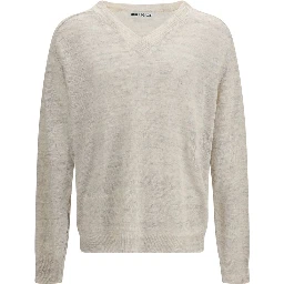 Beige Linen Sweatshirt
