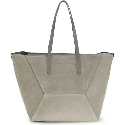 Gray Calf Leather Bos Taurus Shoulder Bag