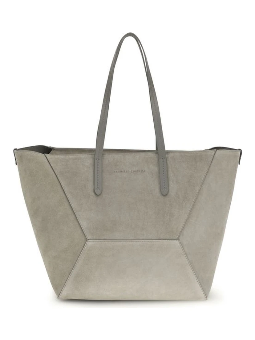 Gray Calf Leather Bos Taurus Shoulder Bag