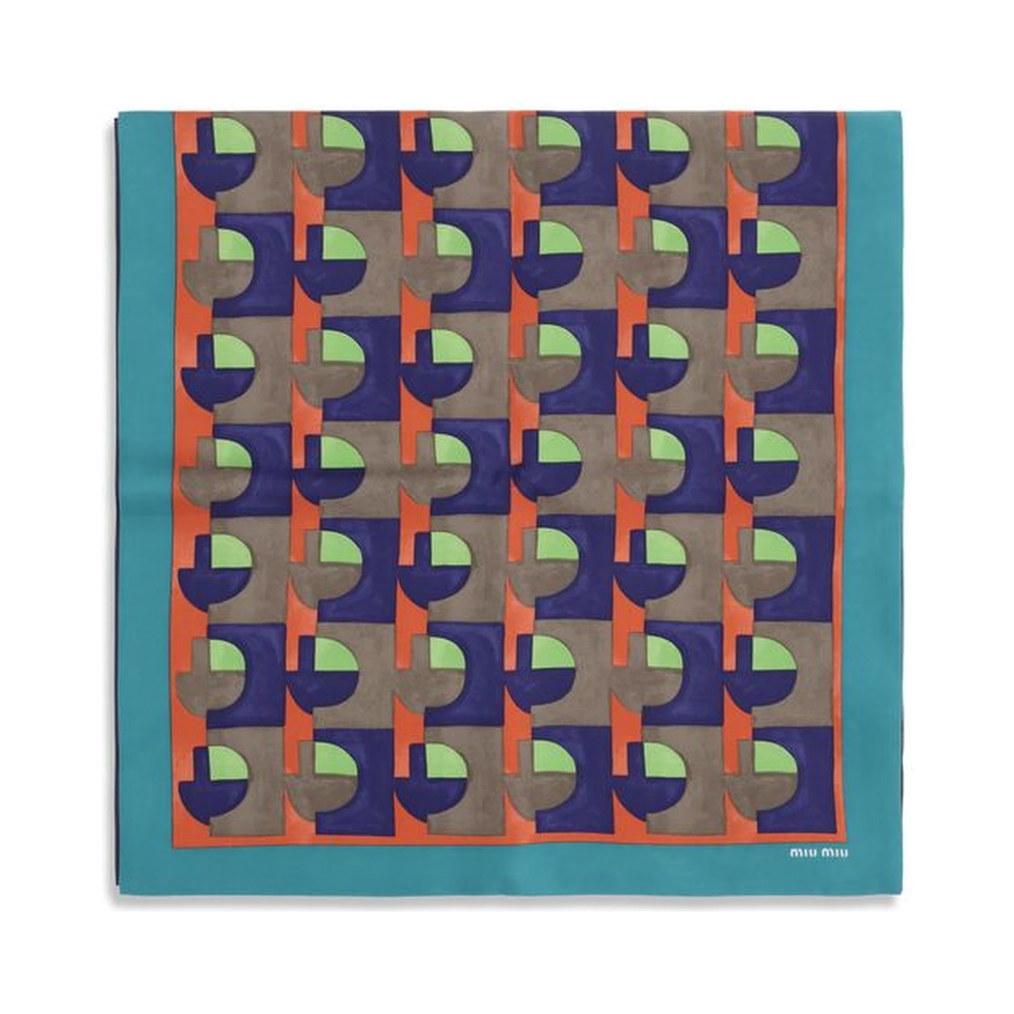 Multicolor Silk Scarf