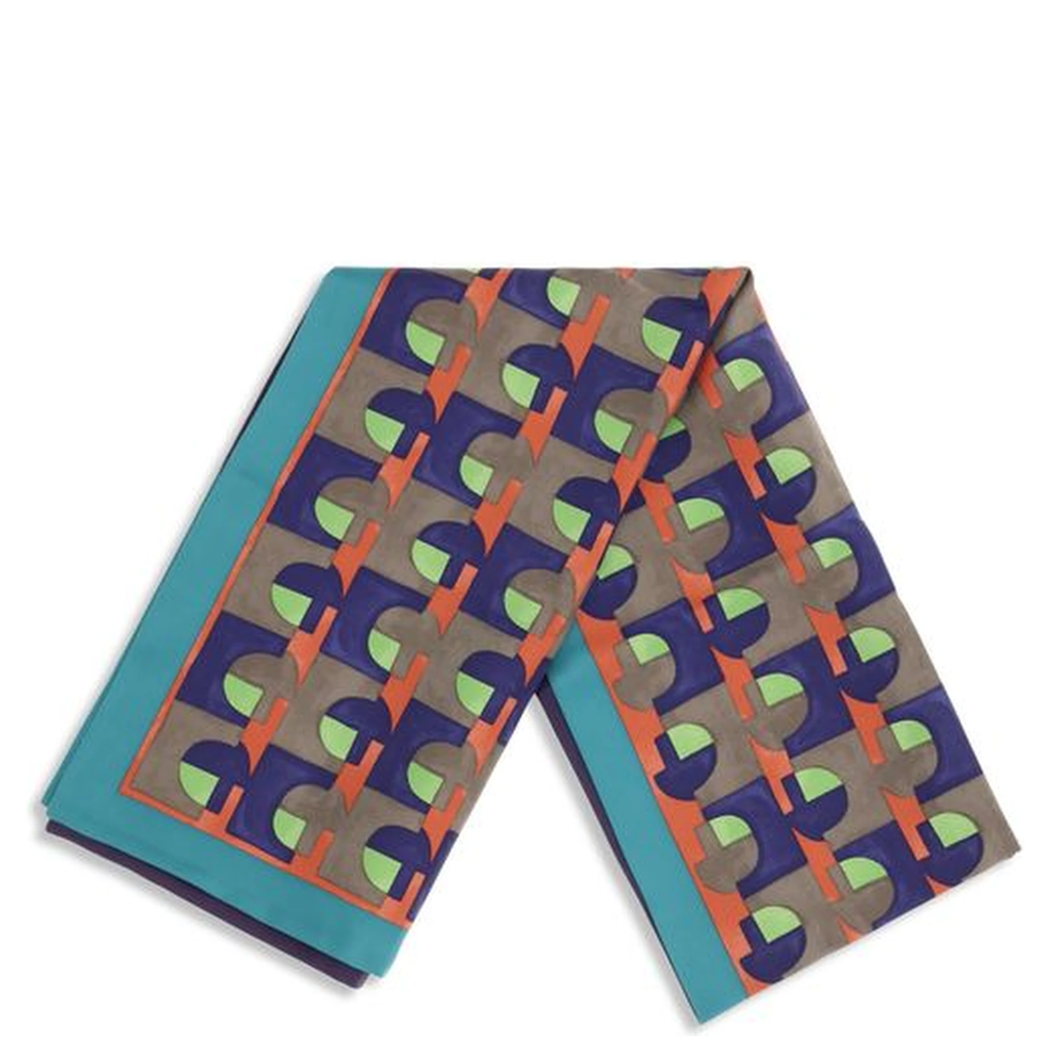 Multicolor Silk Scarf