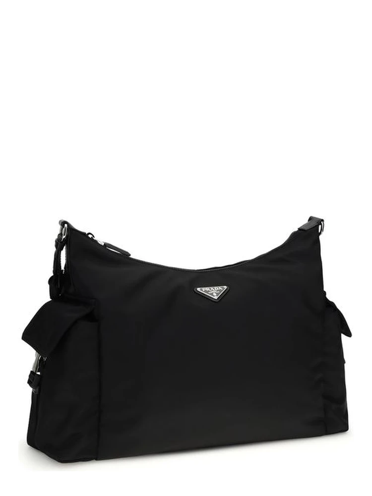Black Recycled Polyamide Shoulder Bag alternative