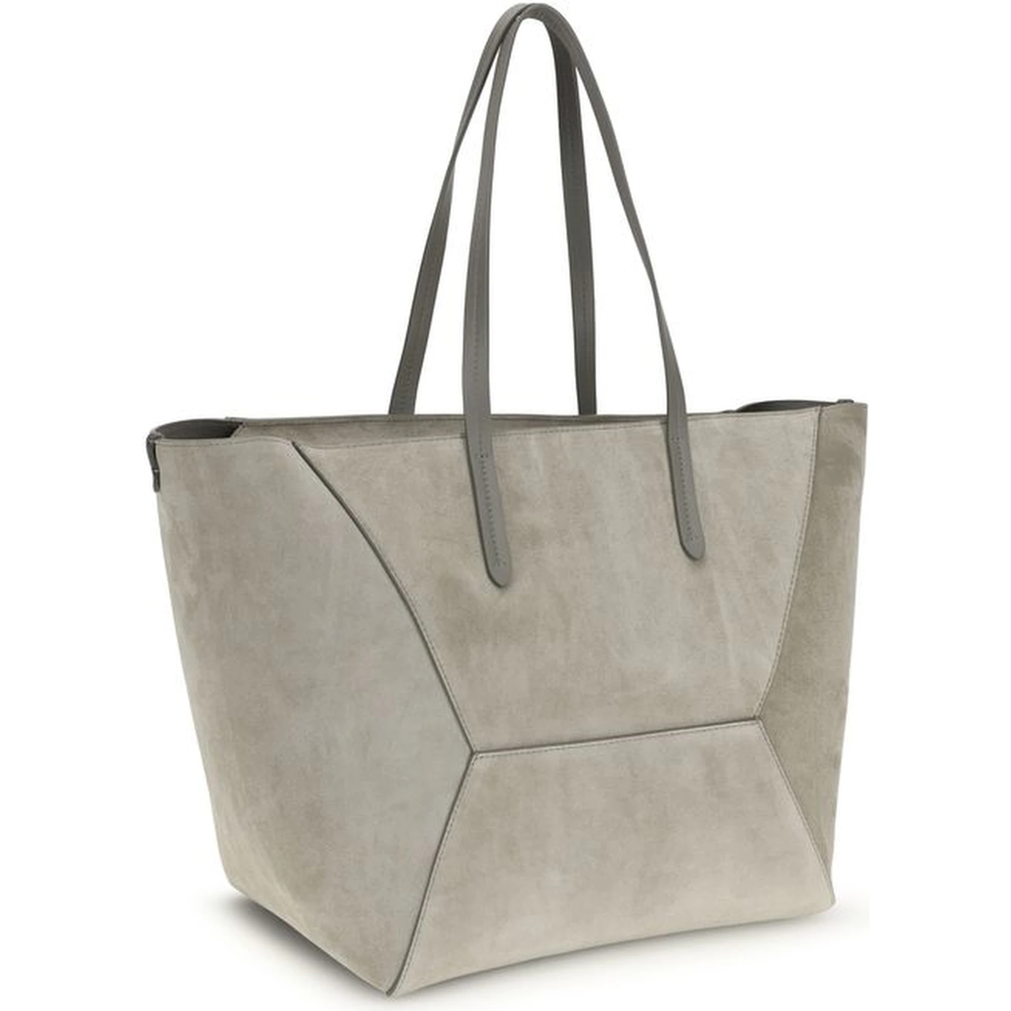 Gray Calf Leather Bos Taurus Shoulder Bag