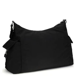 Black Recycled Polyamide Shoulder Bag