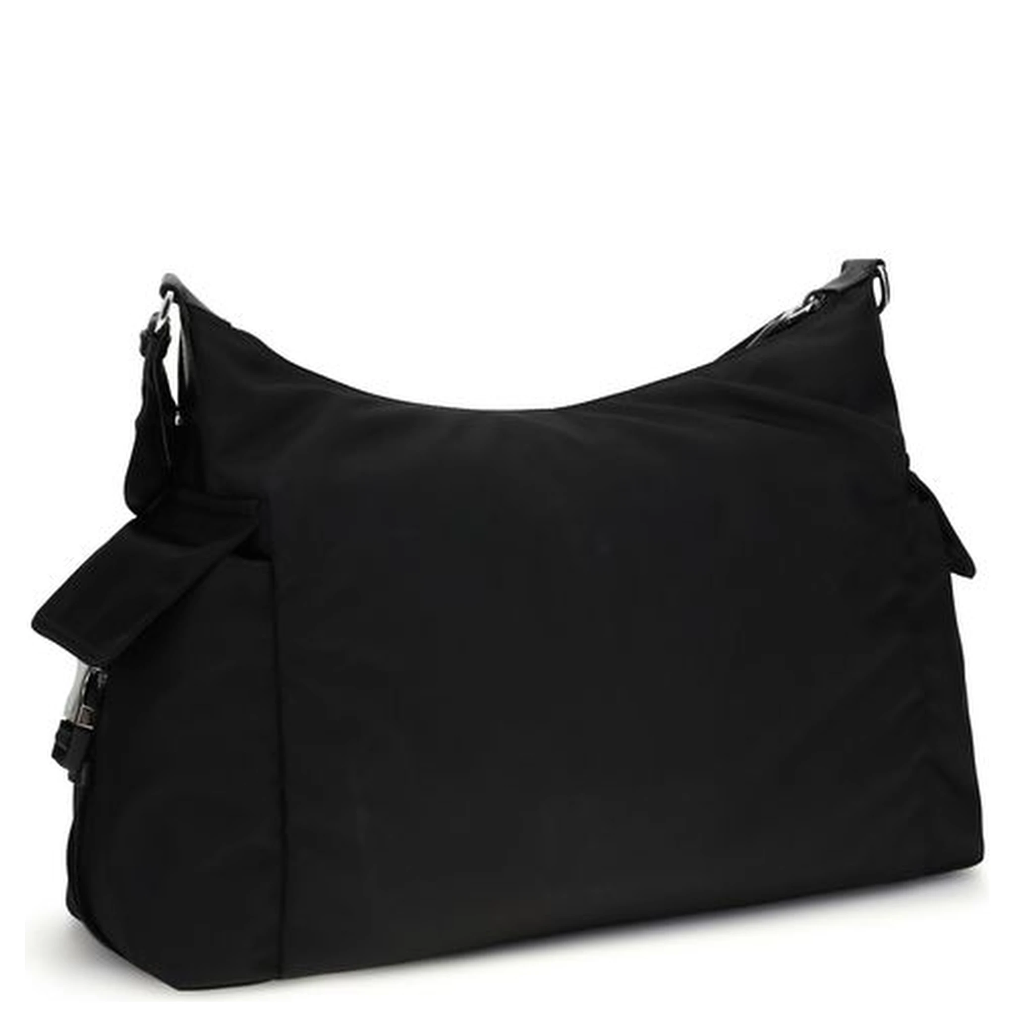 Black Recycled Polyamide Shoulder Bag