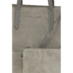 Gray Calf Leather Bos Taurus Shoulder Bag