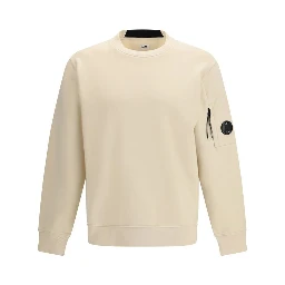 Beige Cotton Sweatshirt