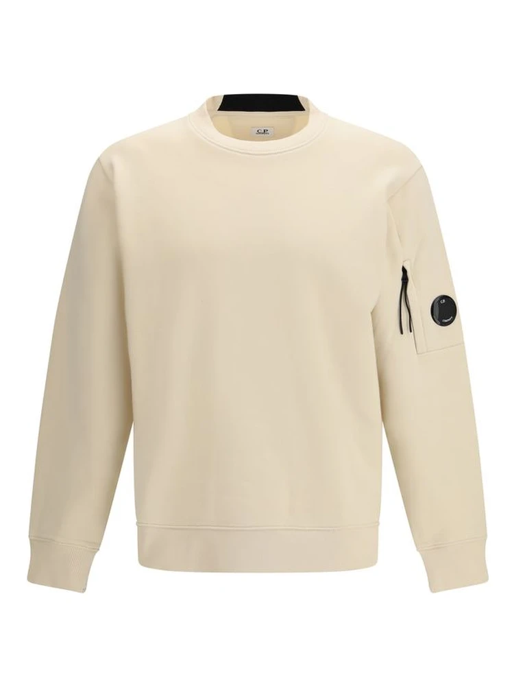 Beige Cotton Sweatshirt