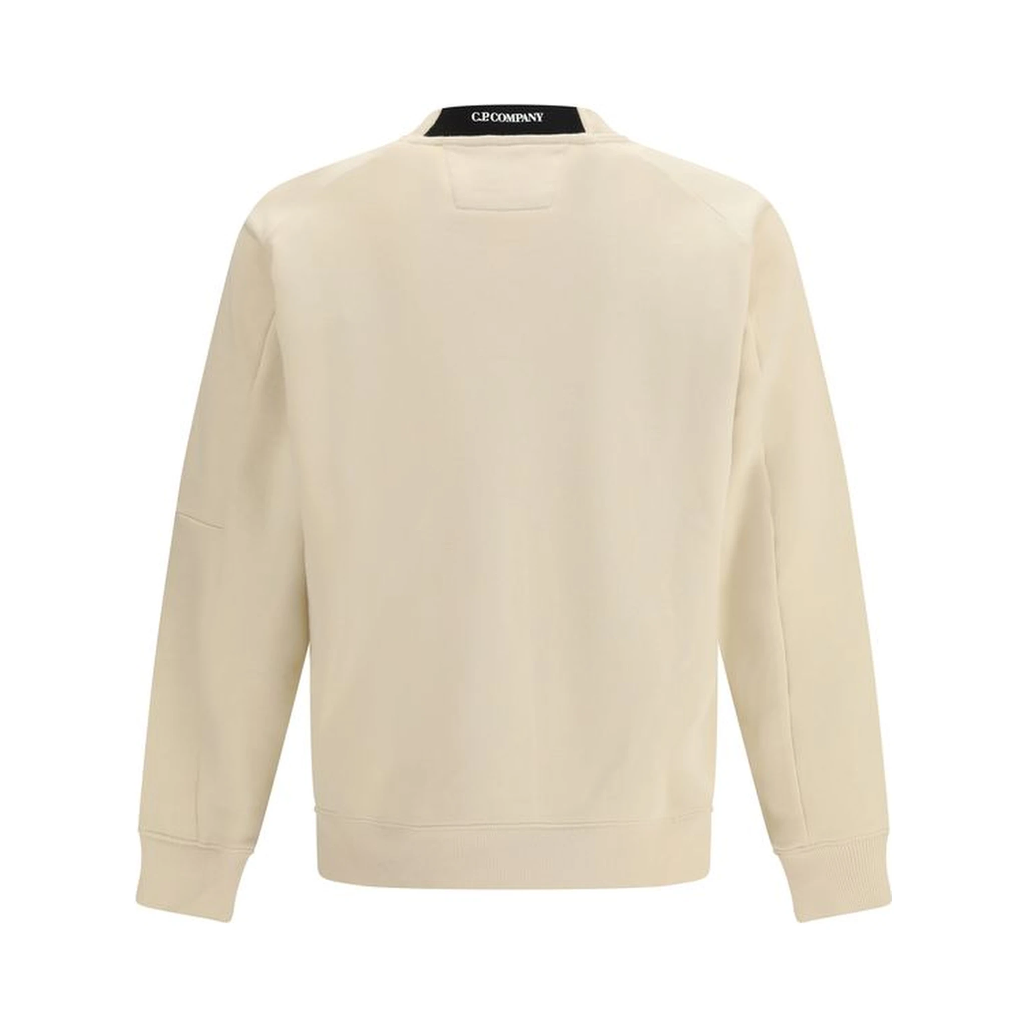 Beige Cotton Sweatshirt