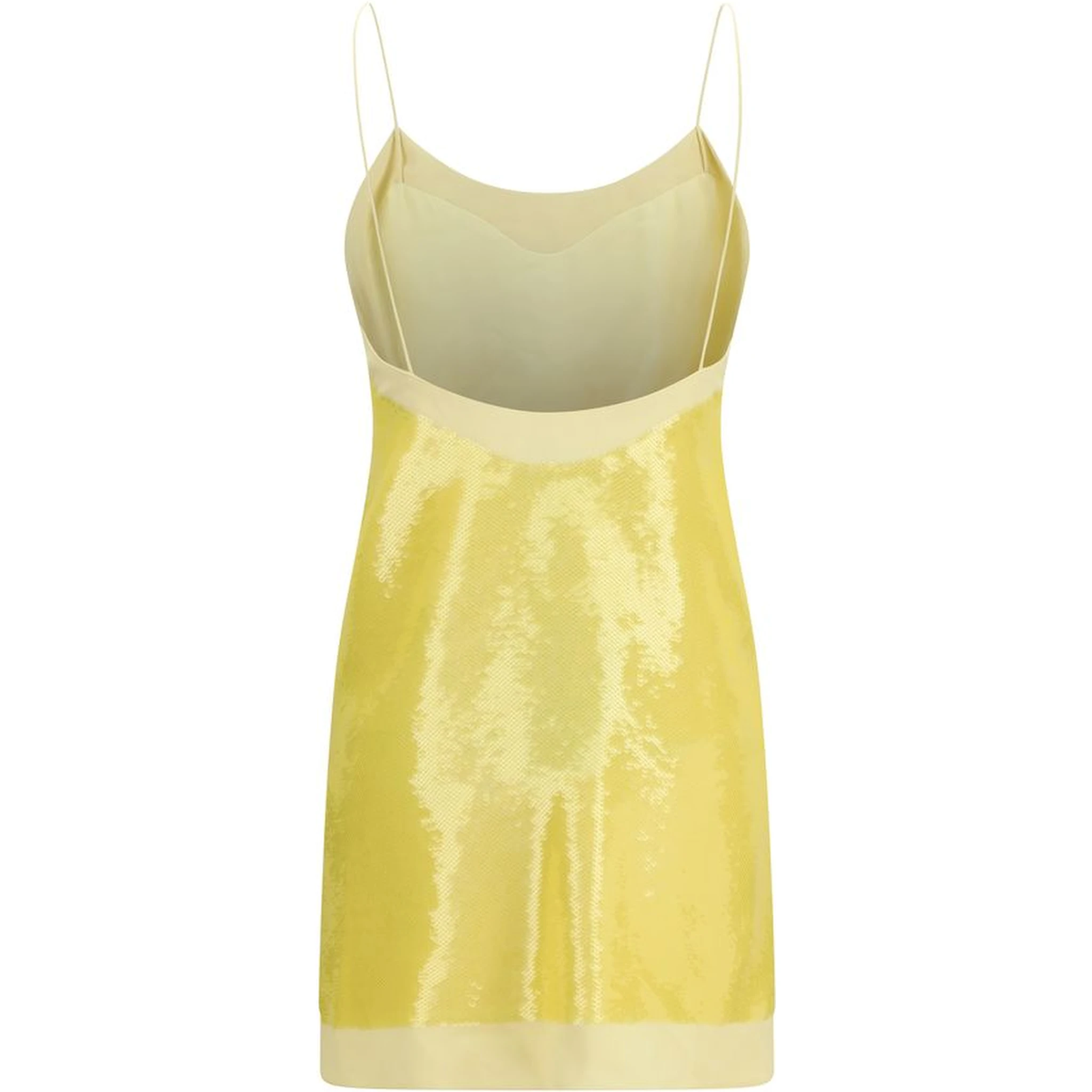 Bicolor Acetate Cocktail Dress