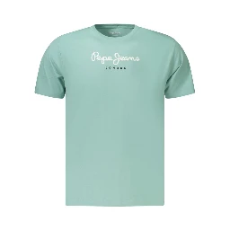 Azzurro Cotton Men T-Shirt
