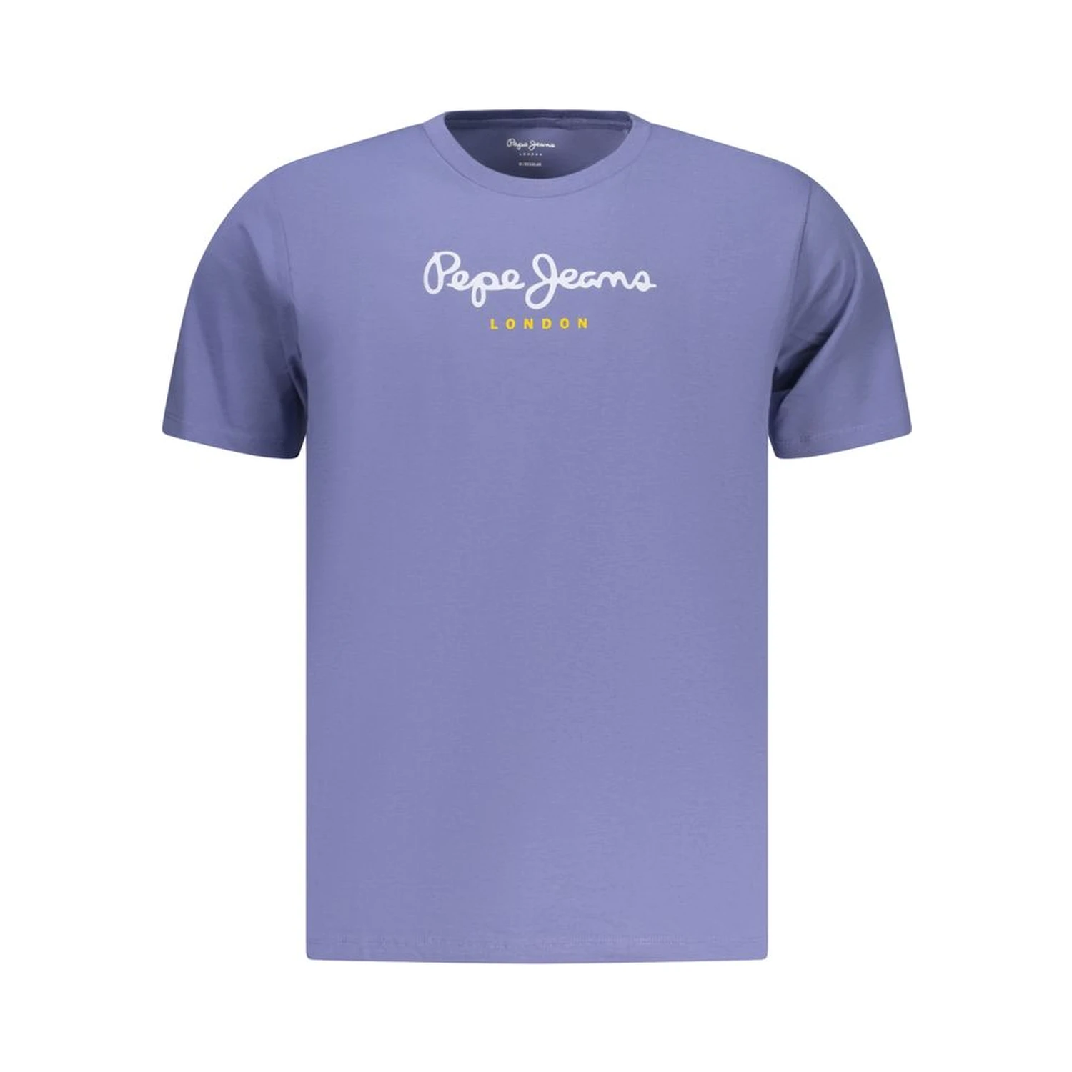 Blu Cotton Men T-Shirt