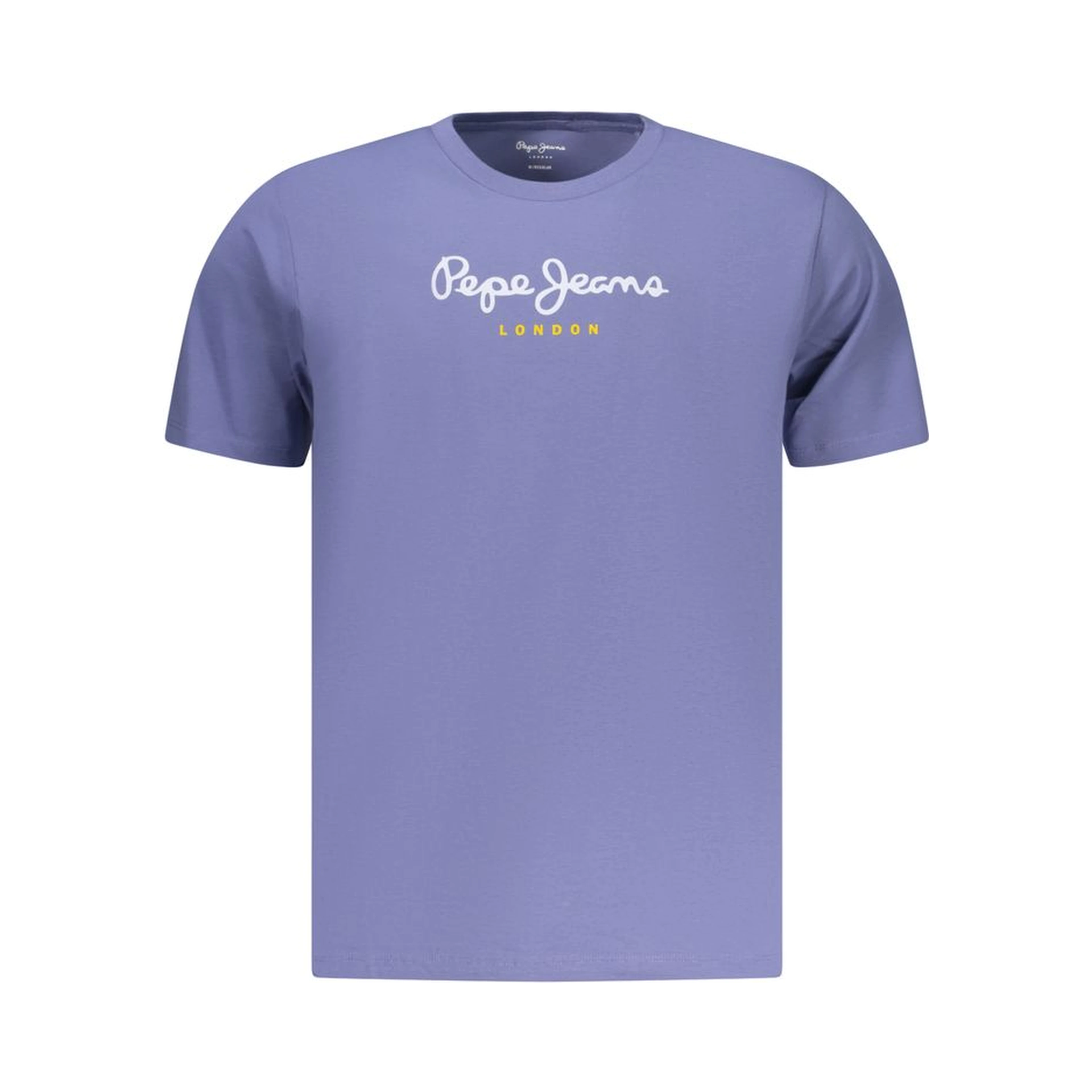 Blu Cotton Men T-Shirt