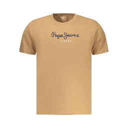 Marrone Cotton Men T-Shirt