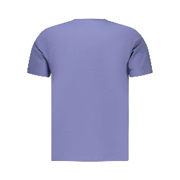 Blu Cotton Men T-Shirt