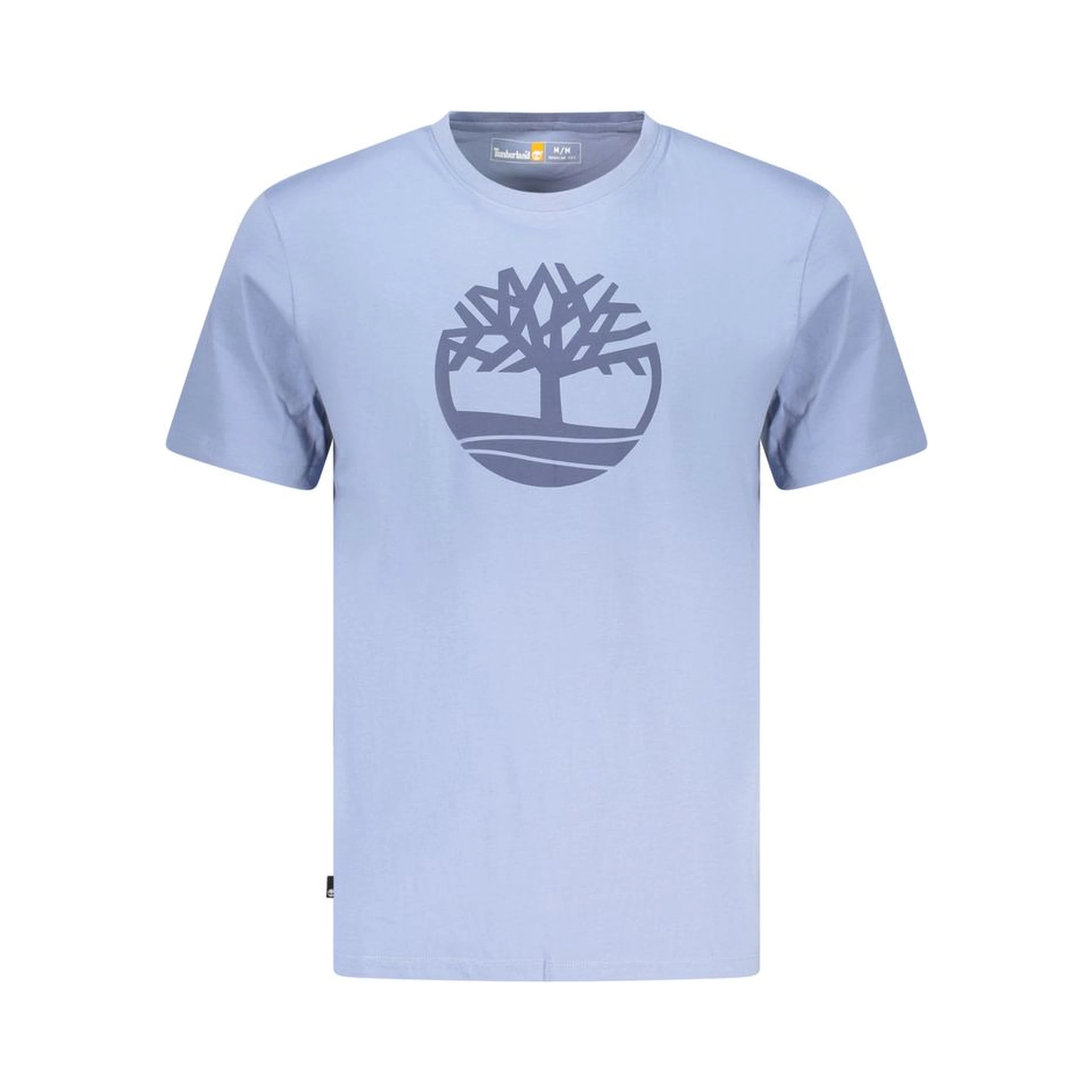 Blue Cotton Men's T-Shirt
