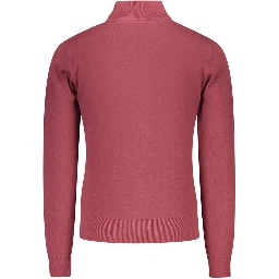 Rosso Cotone Uomo Maglia
