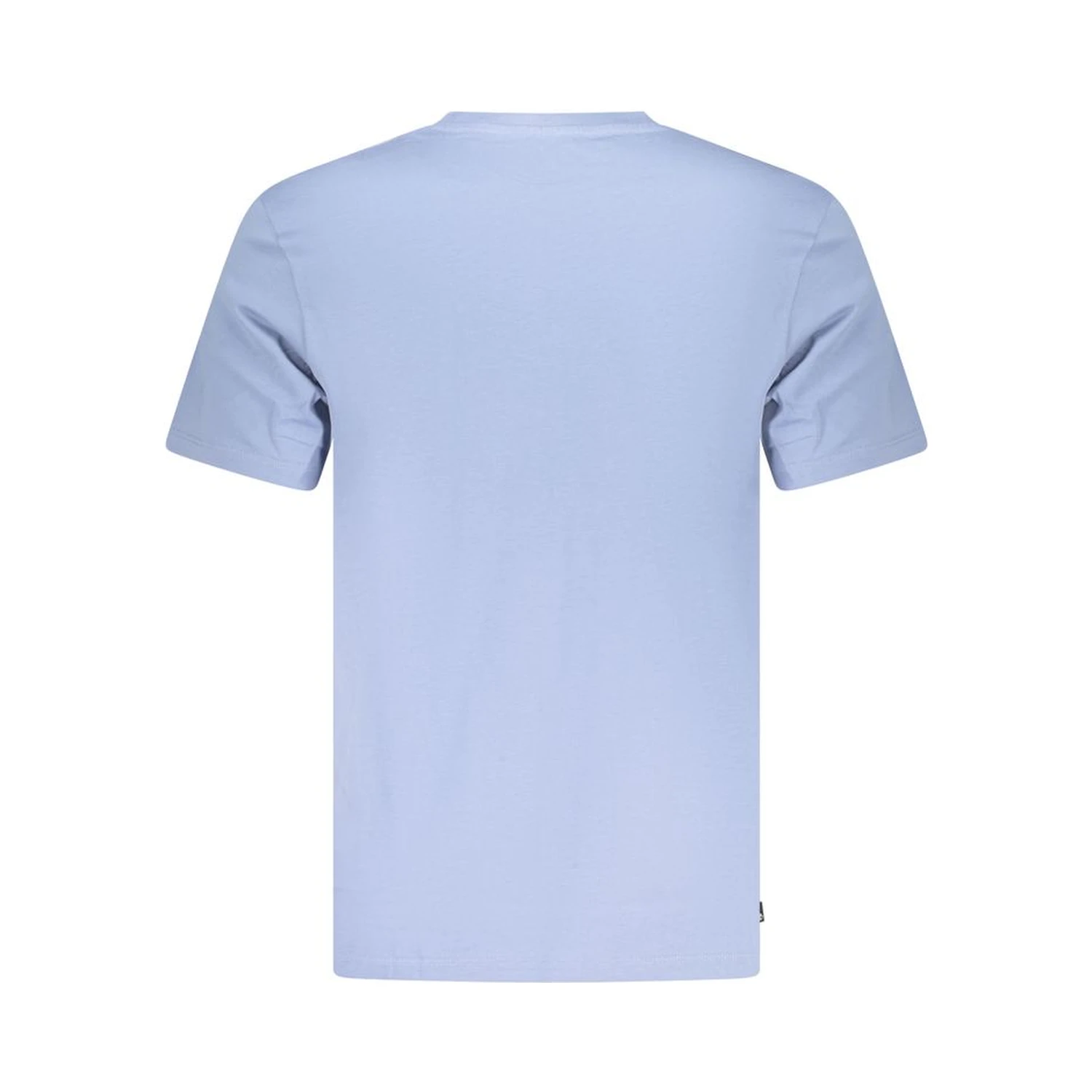 Blue Cotton Men's T-Shirt