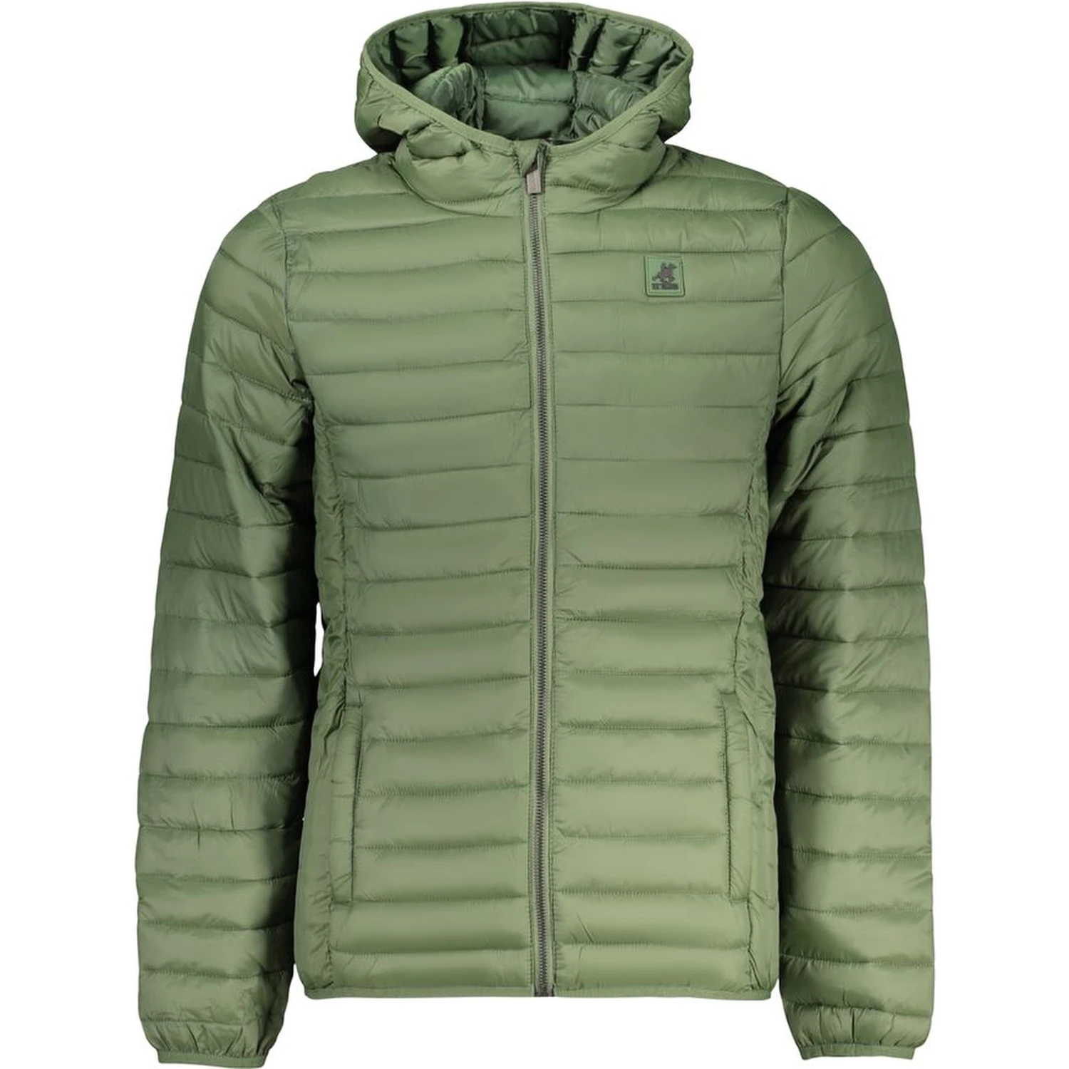 Verde Poliestere Mens Jacket