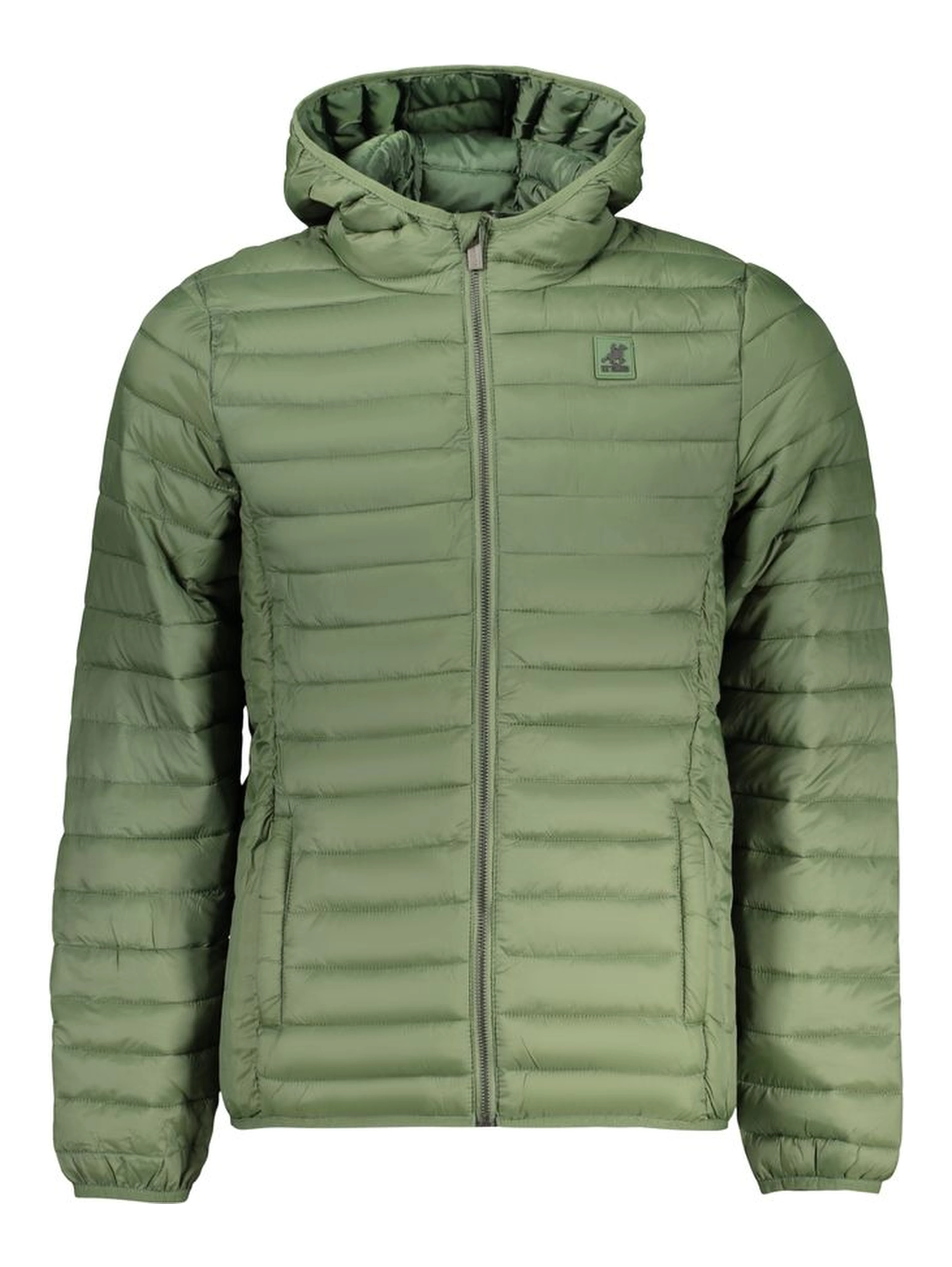 Verde Poliestere Mens Jacket