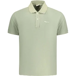 Verde Cotone Uomo Polo