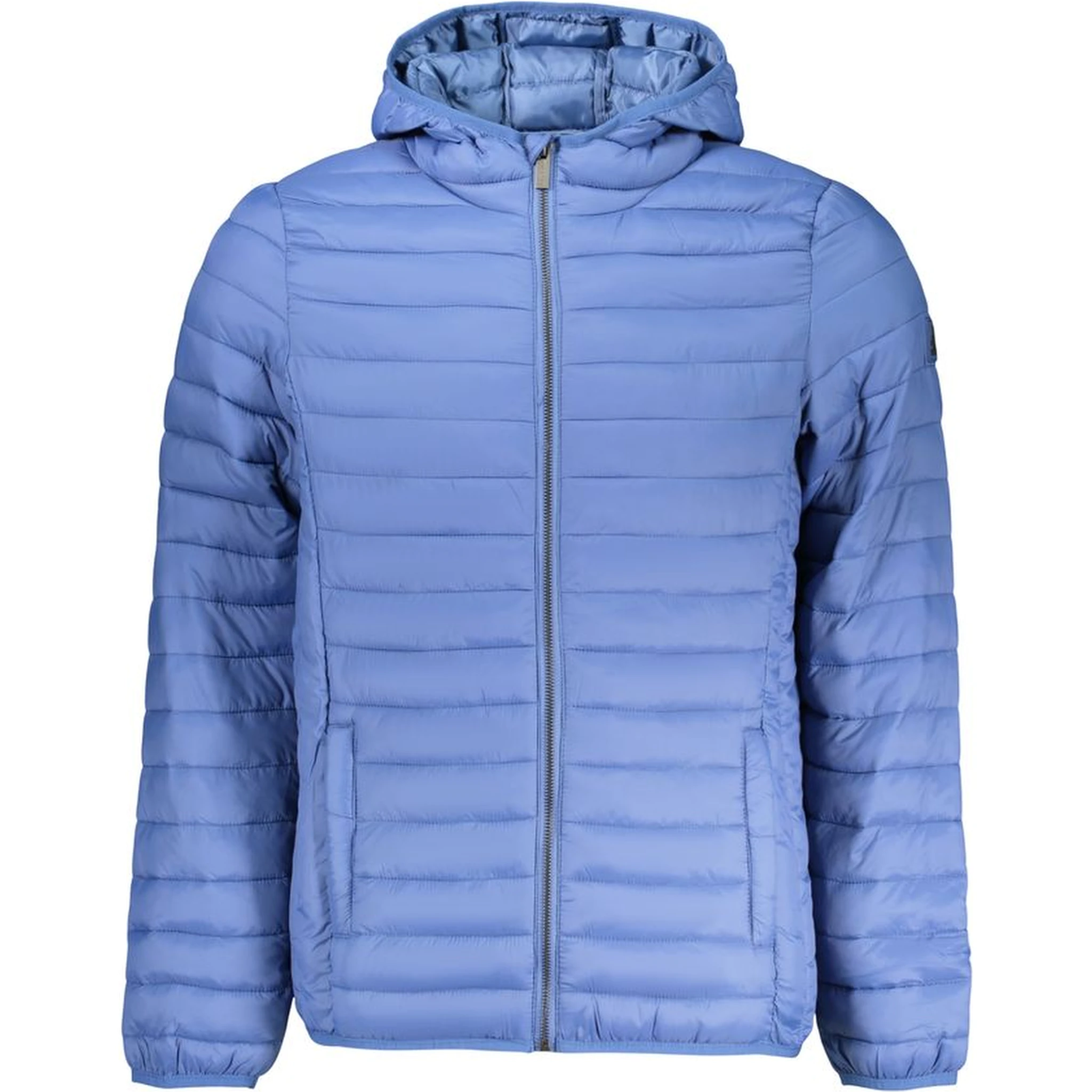 Blue Polyester Men's Jacket