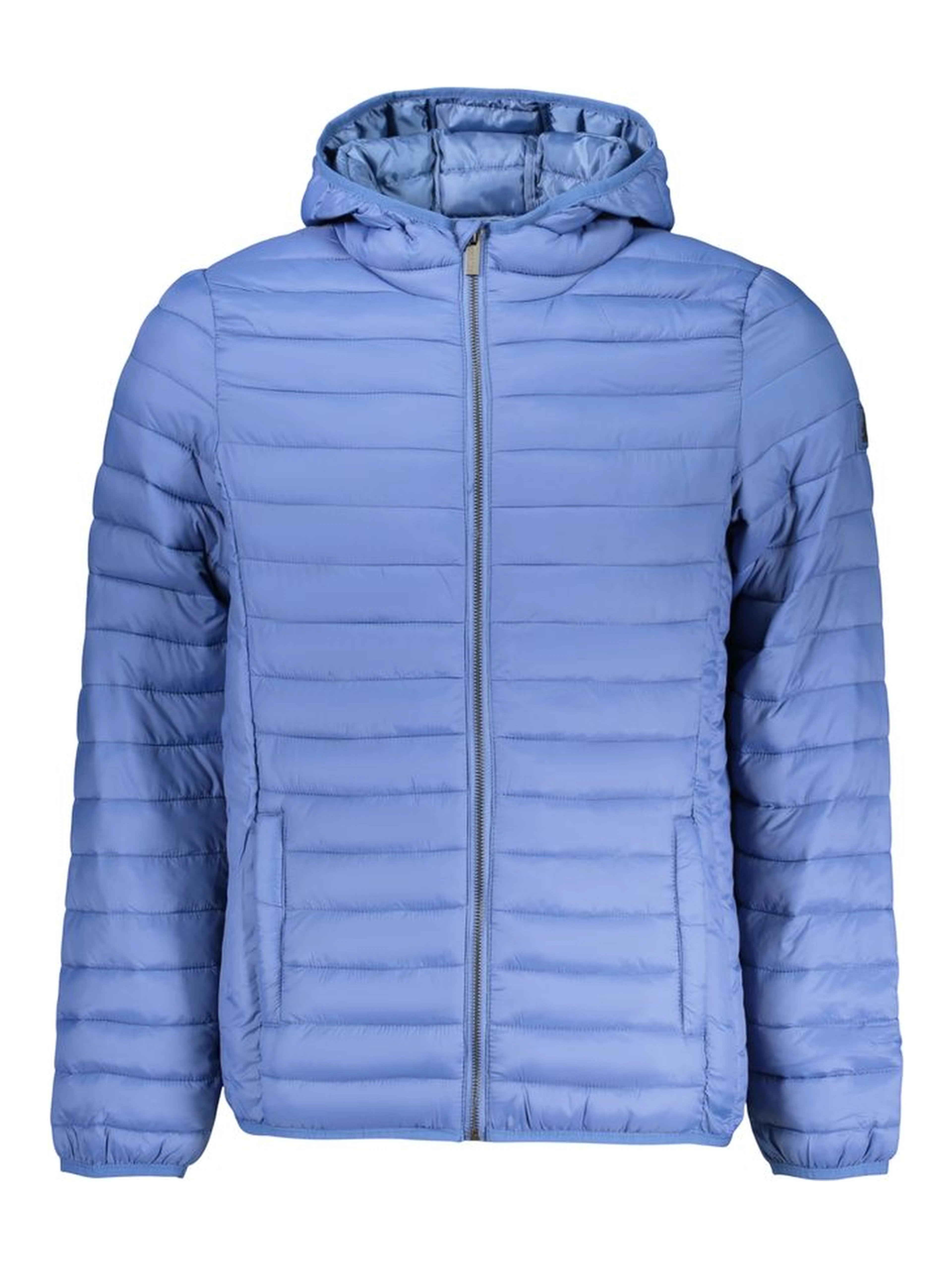 Blue Polyester Men's Jacket
