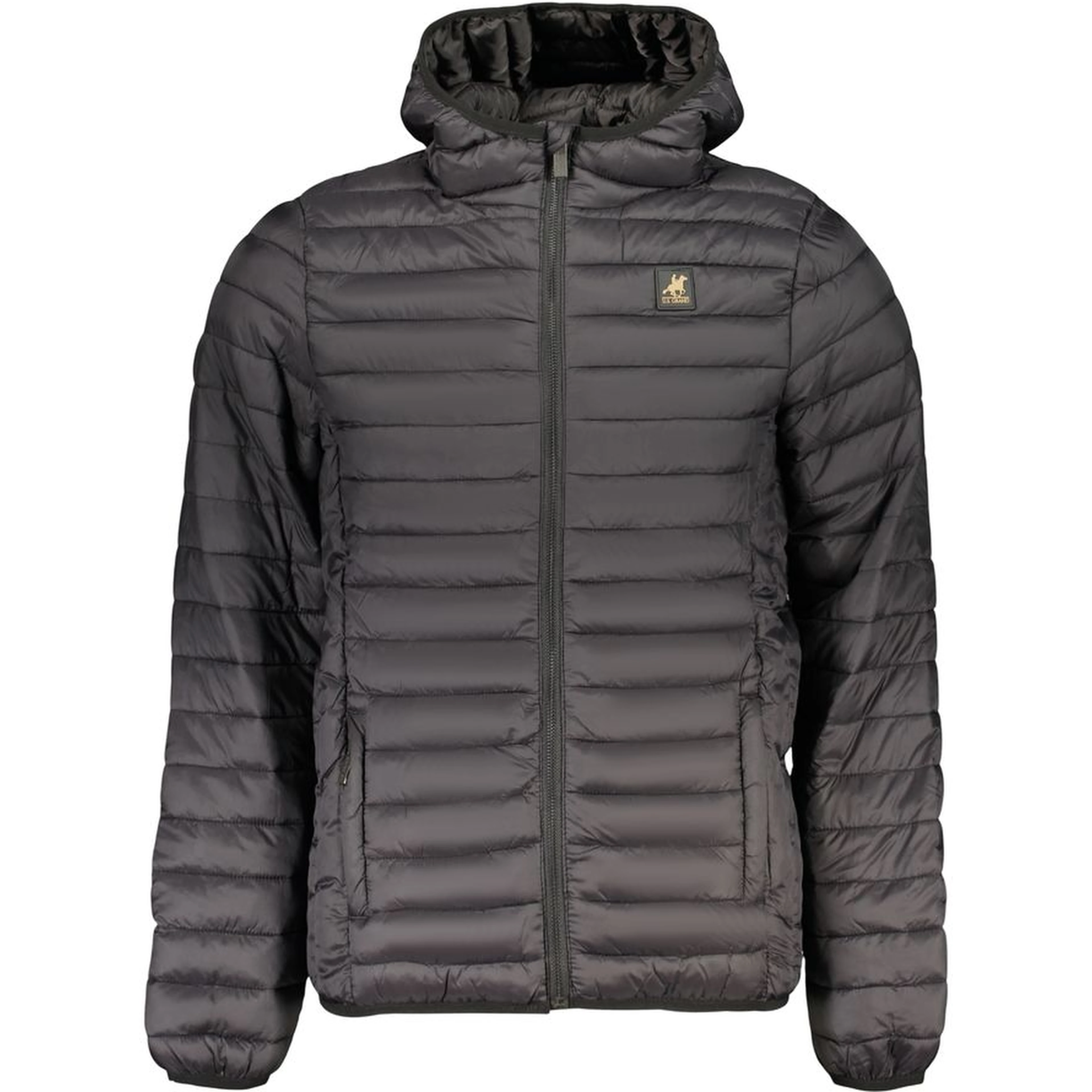 Black Polyester Men's Jacket