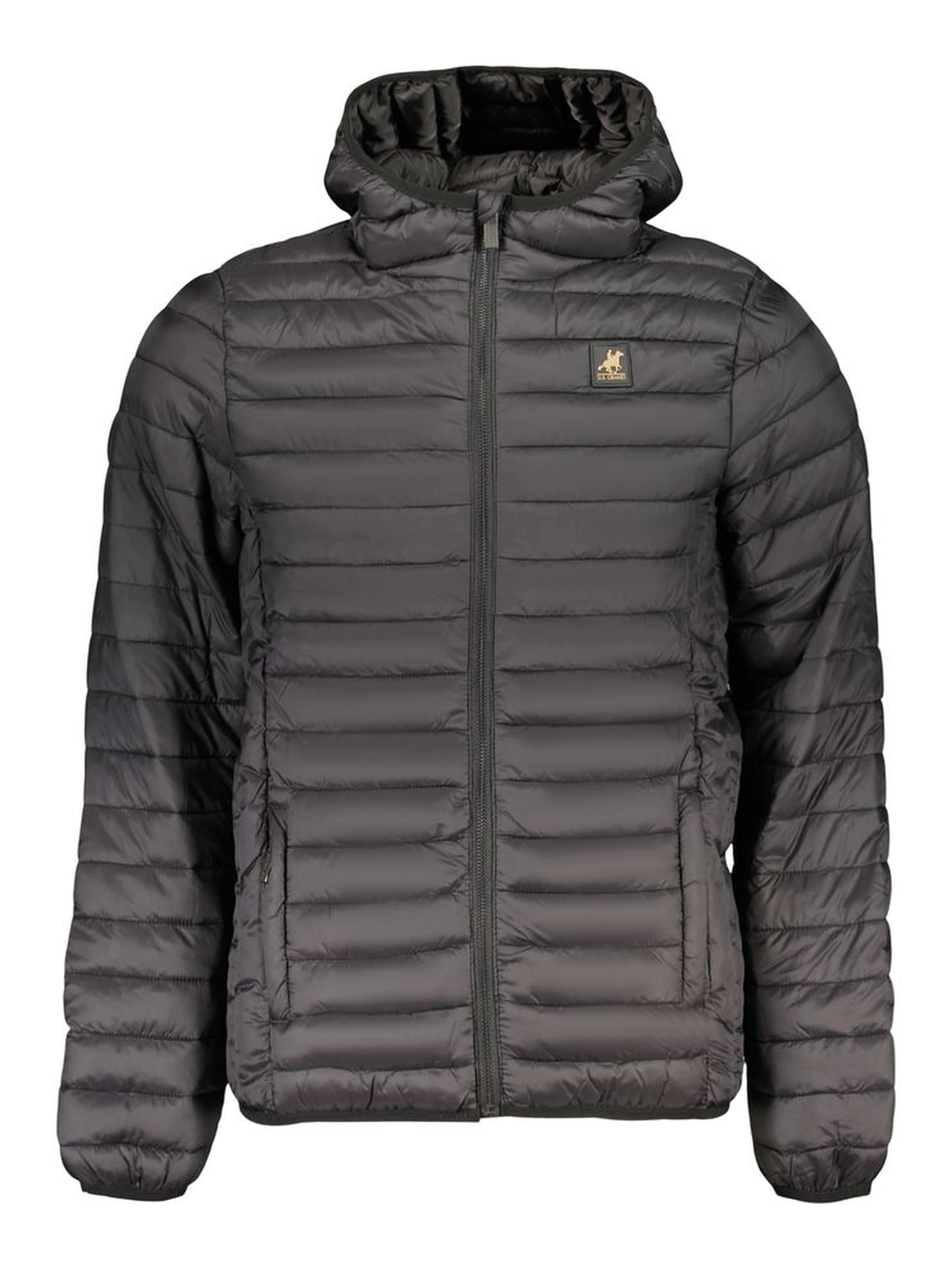 Black Polyester Men's Jacket