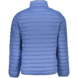 Blu Poliestere Men Jacket