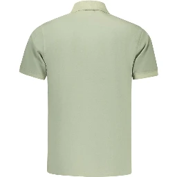 Verde Cotone Uomo Polo
