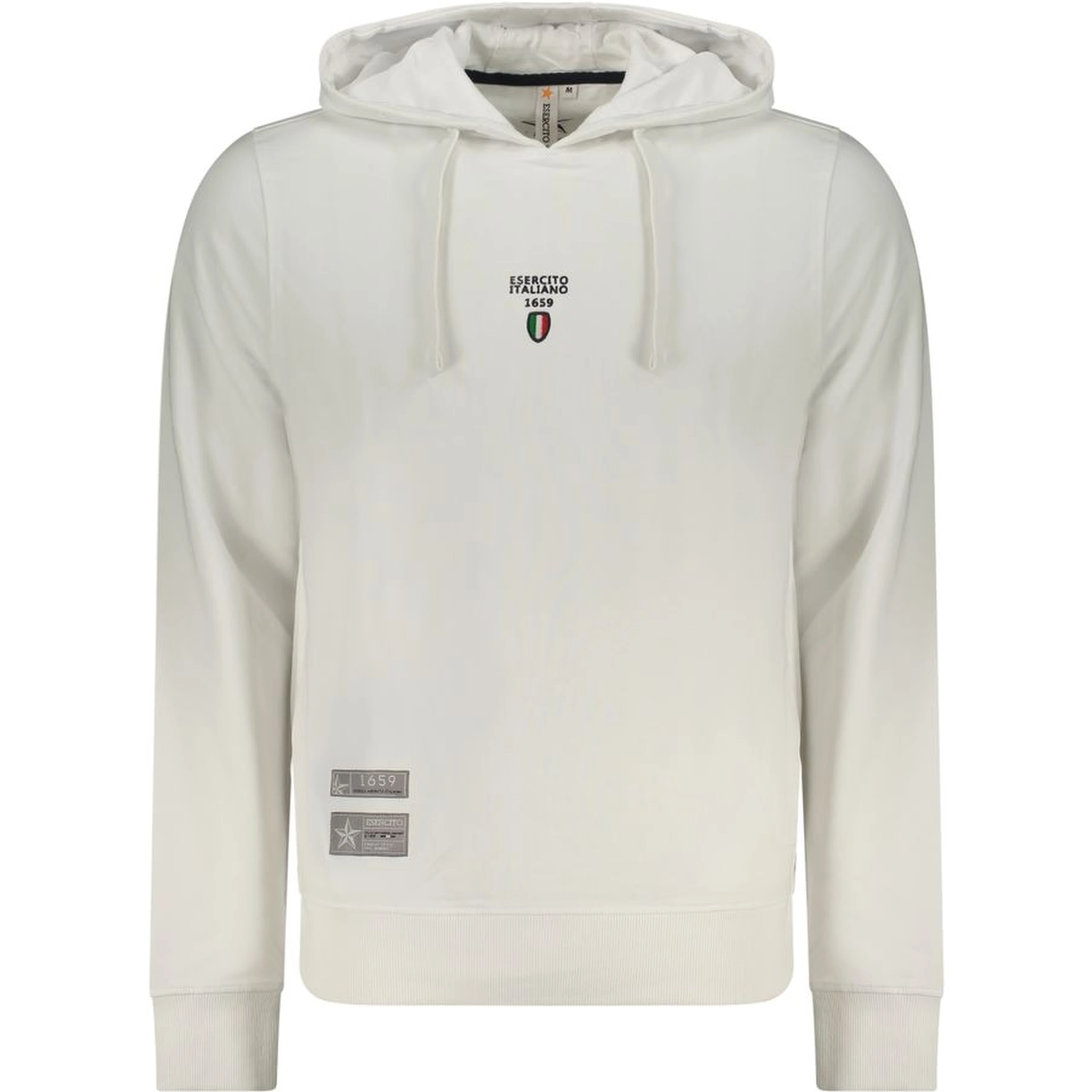 White Cotton Men Sweatshirt