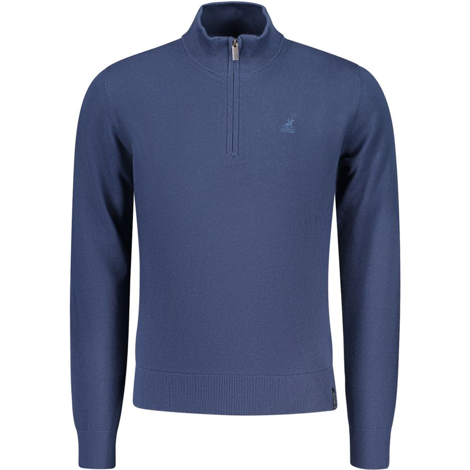 Blue Cotton Men's Sweater