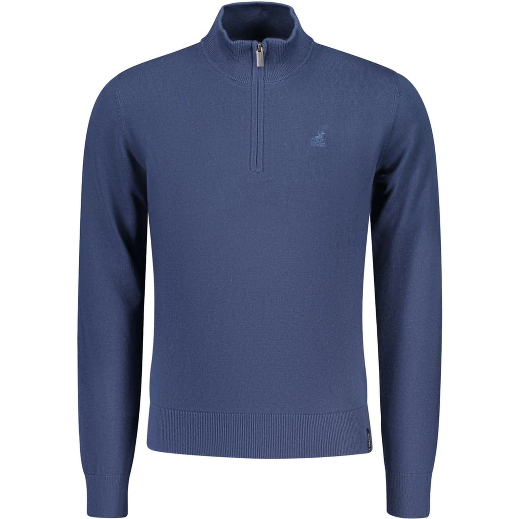 Blue Cotton Men's Sweater