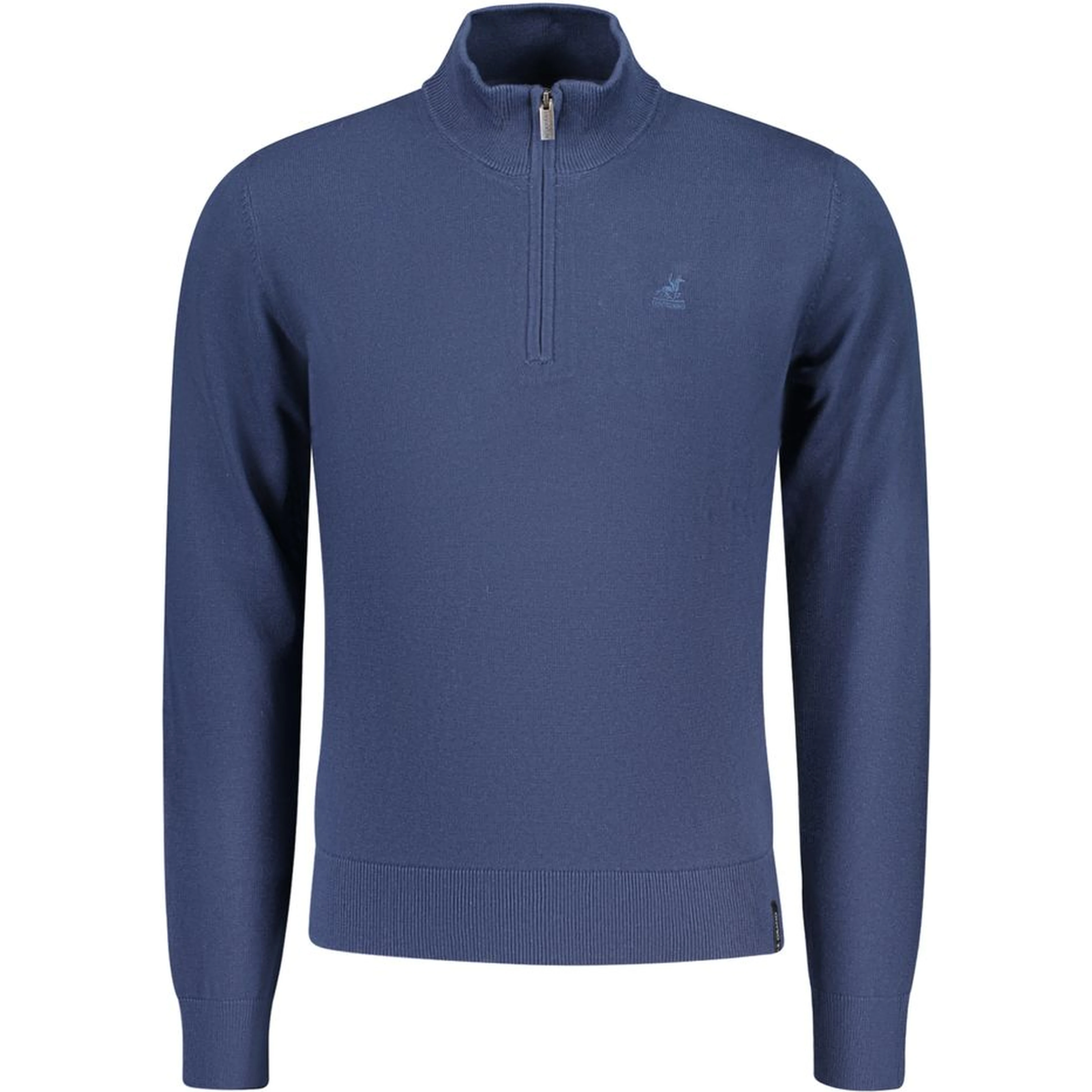 Blue Cotton Men's Sweater