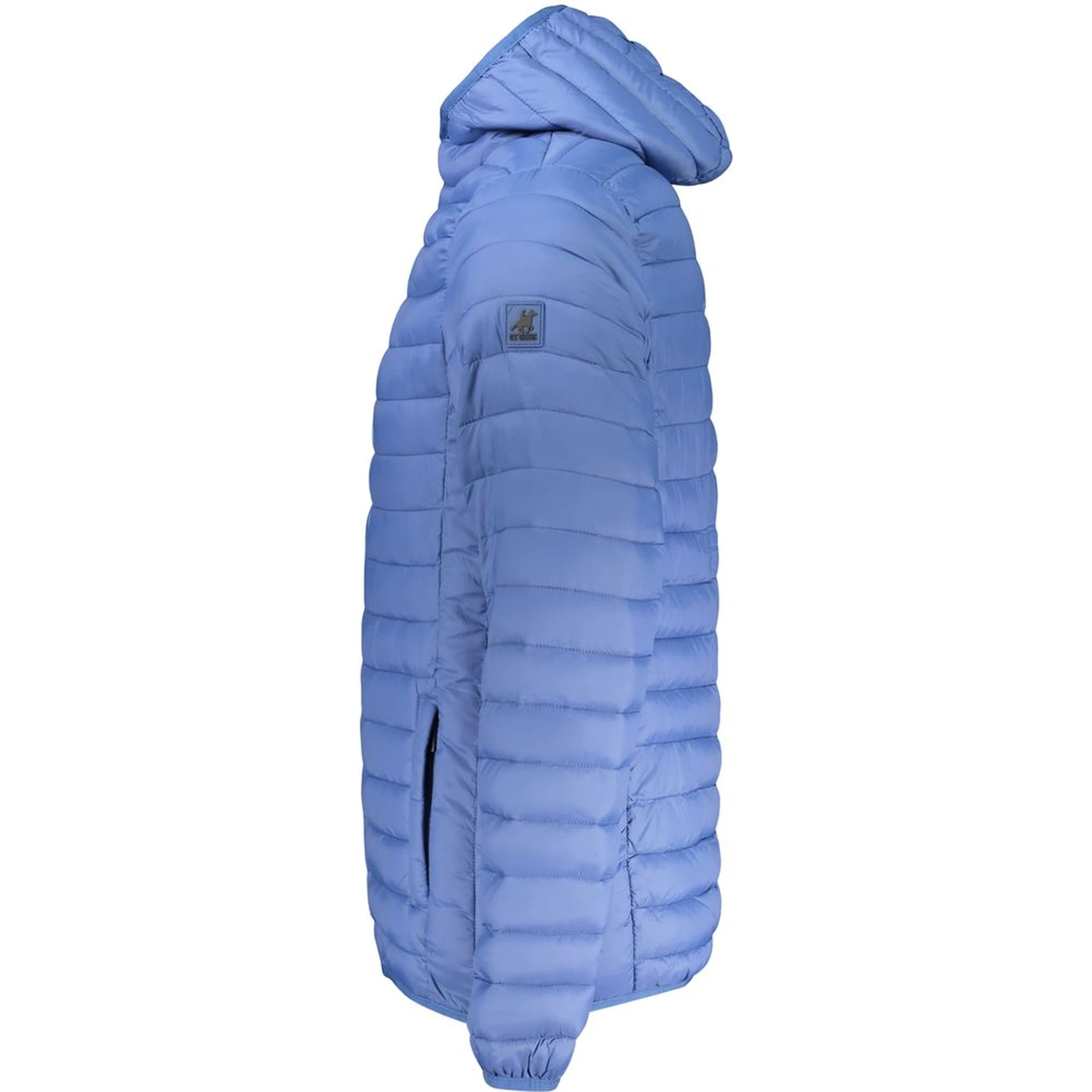 Blue Polyester Men's Jacket